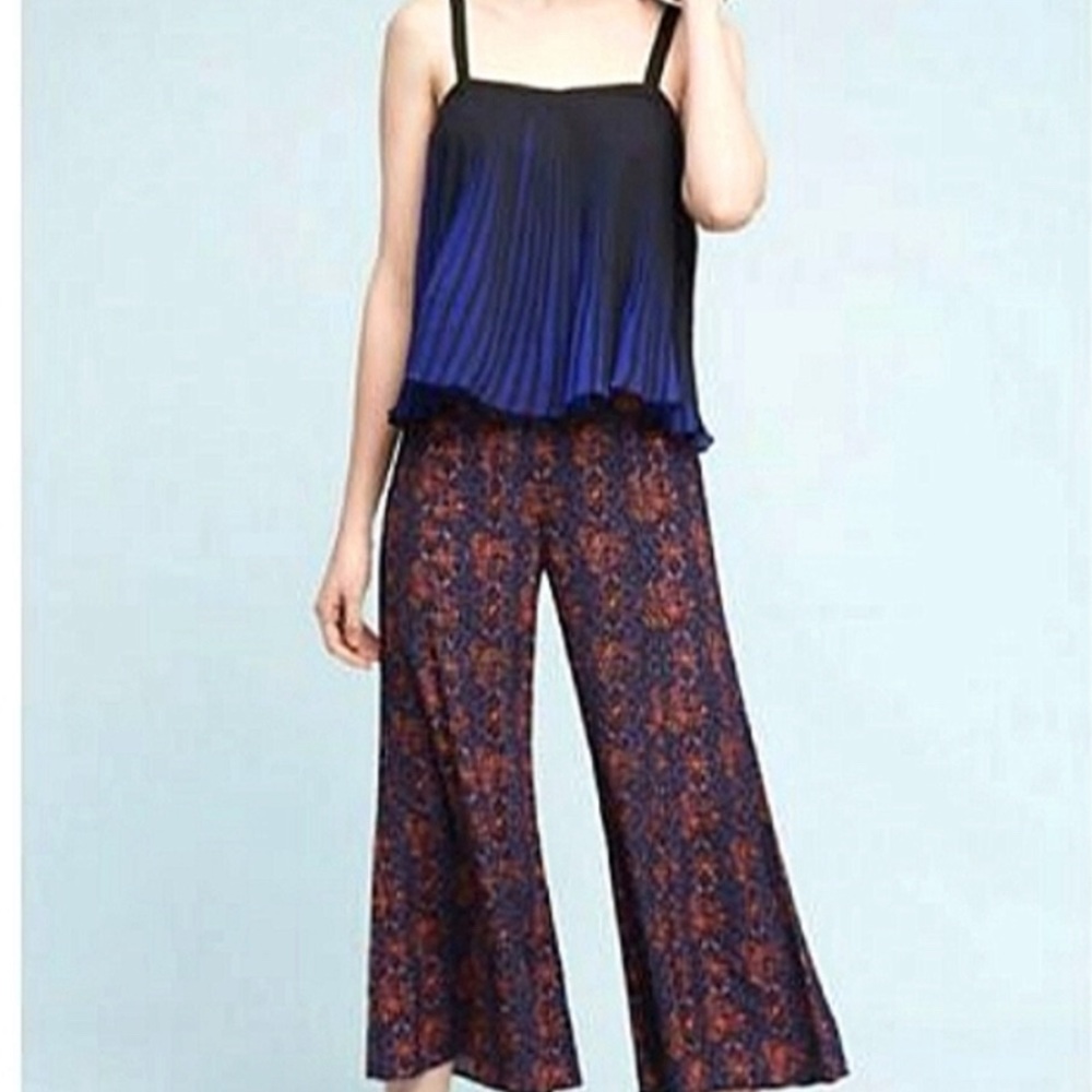 Women’s Anthropologie Elevenses Tessie cropped pants size 4 EUC